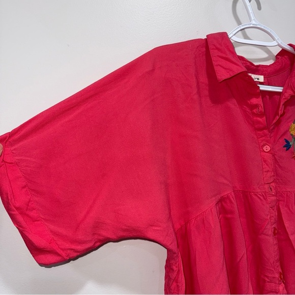 Solitaire boho oversized embroidered blouse - Picture 4 of 9